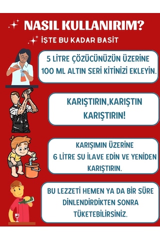 Sek Aroma Hazır Karışım Altın Seri Anason Yağı - Hazır Karışım Altın Seri Rakı Kiti 10 x 100 ML