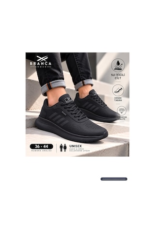 Branca Unisex Kadın Erkek Yarı Ortapedik Günlük Spor Sneaker Yürüyüş Outdoor Ayakkabı Siyah Branca Unisex Kadın Erkek Yarı Ortapedik Günlük Spor Sneaker Yürüyüş Outdoor Ayakkabı Siyah