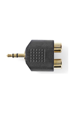 3,5 Mm Erkek - 2x Rca Dişi Altın Kaplama Stereo Çevirici