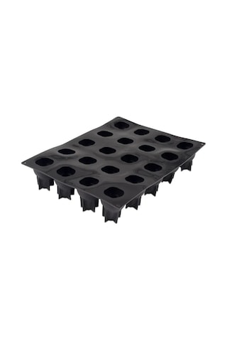 Pavoni Px4329s 3d Pavoflex Silicone Mould Tuttı Fruttı 400 X 300 Mm - 20 İndents Pear Ø 53 X H 70 Mm - Vol.90 Ml + Pack Kahverengi