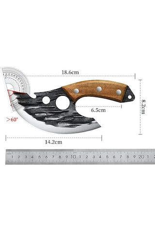 MSO Mutfak VIP Kalite Paslanmaz Çelik Et & Balık Bıçağı