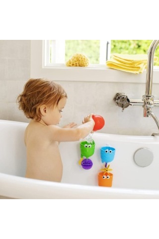 Munchkin Banyo Duvarına Yapışan, Vakumlu Renkli Eğlenceli Banyo