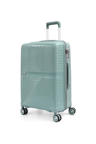 Ççs 5239 Polipropilen Orta Boy Valiz-mavi Mavi