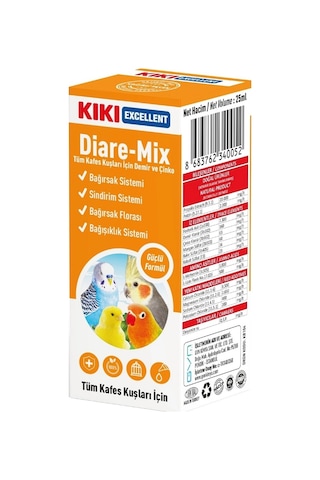 Kiki Excellent Kuş Diare-mix 25 Ml.