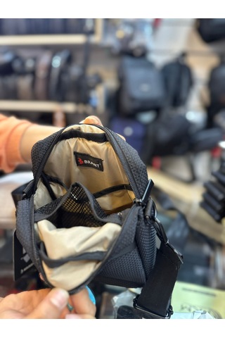 Trgpolo Yıldız Kumaş Omuz Çantası Siyah