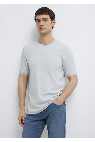 Mavi - Soft Premium Gri Tişört 0613470-70802 Gri