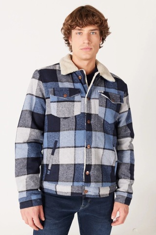 Wrangler Erkek Ceket W4e0xz84z Mavi