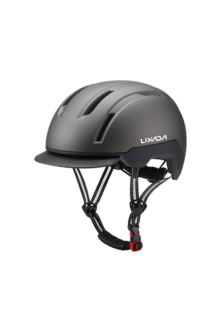 Lixada Gri Nefes Alabilir Darbeye Dayanıklı Bisiklet Kaskı 12 Standart Gri