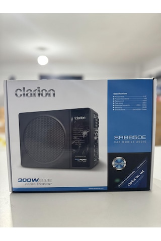 Clarion Srb-650e Koltuk Altı Subwoofer 16cm 150rms 300watt