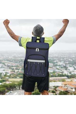 Pazly Yalıtımlı Mavi Seyahat, Piknik Ve Balıkçılık Çantası Mavi