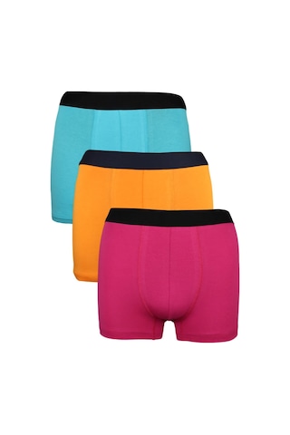 Alaturka Erkek Boxer Karışık Renk 3'lü Paket Set -bxr2000 Model-6 Model6