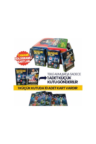 Süper Final Futbolcu Kartları- Sporcu 2024 2. Devre Futbol Kart 5 Mini Kutu 50 Adet Kart