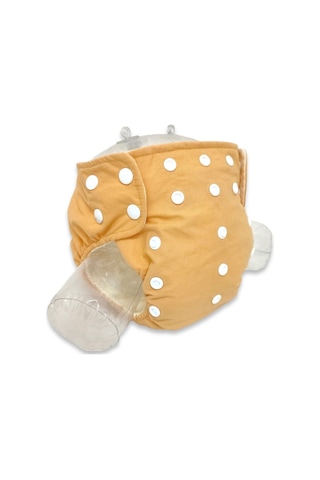 Baby Ybb Yıkanabilir Bebek Bezi Kavuniçi Renk Çıt Çıtlı 3kg-12kg Standart