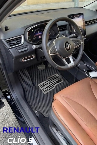 Renault Clio 5 Premium Hücreli Eva Paspas-siyah Renault Clio 5 Premium Hücreli Eva Paspas-siyah