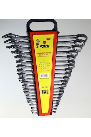 Rico 020-RC9621 21 Parça Ekstra Kombine Anahtar Seti
