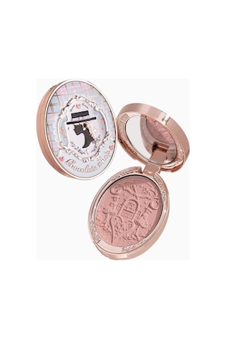 Flower Knows Chocolate Wonder-shop Embossed Blush Lüks Pudra Allık 01 Bedtime Story