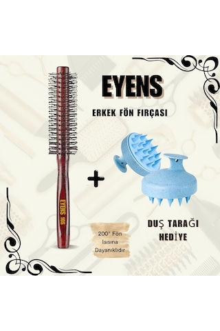Eyens Erkek Fön Fırçası Ufak Duş Tarağı Hediyee