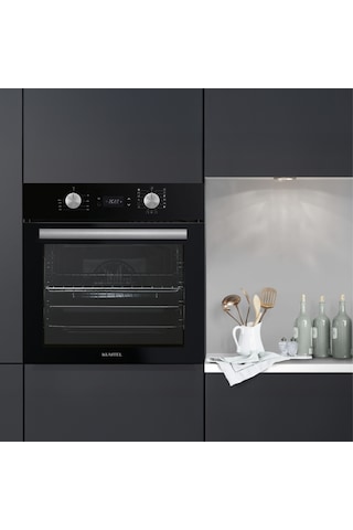 Kumtel B66-SF3 Digital Plus 55 L Siyah Ankastre Fırın