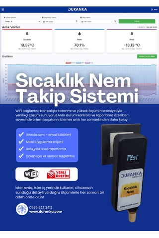 Duranka Sıcaklık Nem Takip Sistemi