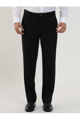 Dufy Siyah Erkek Regular Fit Düz Klasik Pantolon - 98178-siyah Siyah