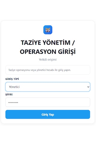 Taziye Evi Bilgi Panosu Modülü Wifi Bağlantılı 400 Kayıt Kapasiteli