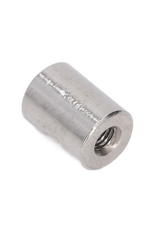 Samdoo 304 Paslanmaz Çelik M5x0.8 İç Vida Bağlantı Somunu, 12mm Uzunluk, 16mm Dış Çap - 20 Adet, Ev Dekorasyonu Ve Mekanik Bakımda Kullanım
