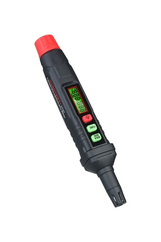 Habotest 4in1 Dijital Taşınabilir Psikrometre Siyah Ve Kırmızı