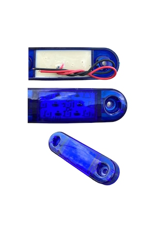 9 Ledli 10 Adet Tombul Parmak Led Mavi