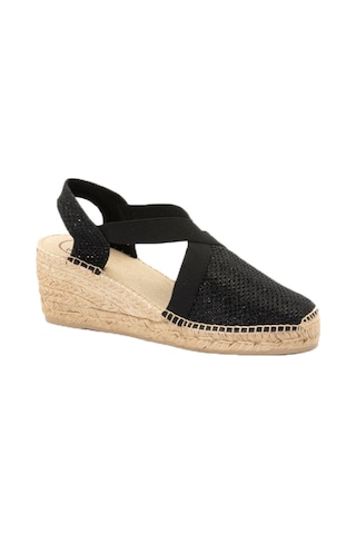 Toni Pons Tonı Pons Trıton Triton Espadril Sandalet Siyah Black