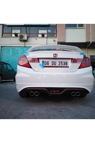 HONDA CİVİC FB7 ARKA TAMPON EKİ CUSTOM