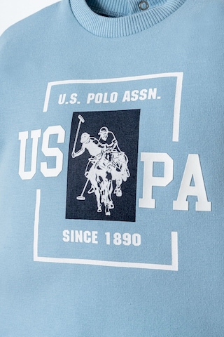 U.s. Polo Assn. Erkek Bebek Mavi Şort Takım Usb2868-c-v2 Mavi