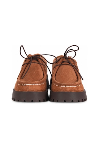 Trender 30-2807 Taba Kadın Loafer Ayakkabı 27ksd9000009