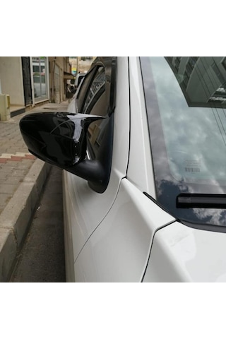Peugeot 301 2012-2019 Batman Yarasa Ayna Kapağı Piano Black Abs Plastik