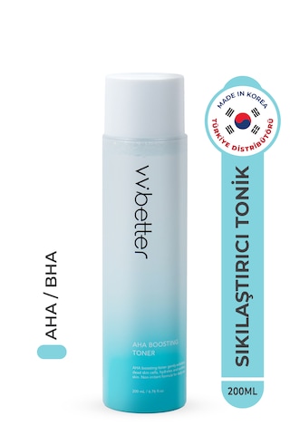Vvbetter AHA Boosting Aydınlatıcı Gözenek Sıkılaştırıcı Onarıcı Tonik Kore 200 ML