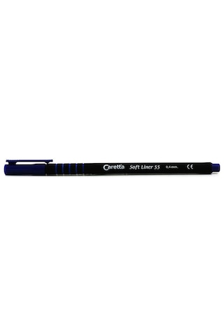 Caretta Softliner 55- 19 Mavi-Siyah Kalem 0.4Mm