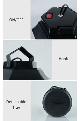 Xiyyadms Elektrikli Kovucu: 360 Uv Led Işıkli, 800v Şoklu, Gürültüsüz, Temizlenebilir, Ev/çıkarıç Kullanıma Uygun Avrupa Standartı