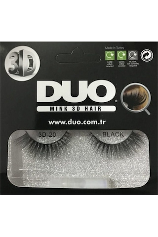 Duo 3D 20 Doğal İpek Takma Kirpik