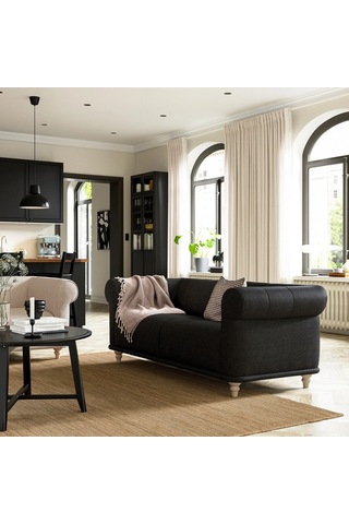 Ikea Antrasit Ferah Kanepe - 2'li Kanepe