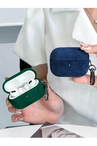 Cronax Airpods Uyumlu Pro2 İçin Plastik Klipsli Kulaklık Kılıfı 332890560 Yeşil