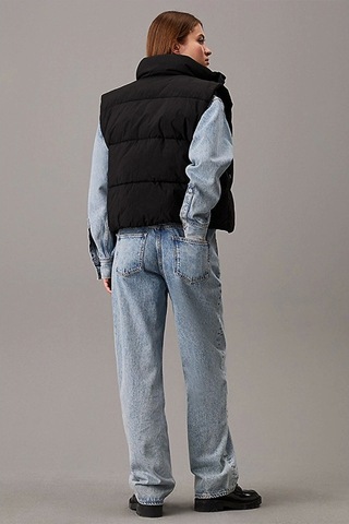 Calvin Klein Chenılle Monologo Vest Siyah