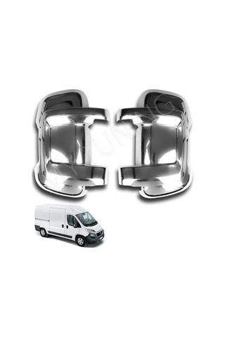 Fiat Ducato 2006-2024 Ayna Kapağı Abs Krom 2 Parça