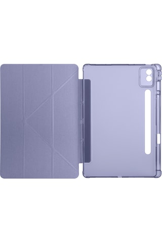 Lenovo Idea Tab Pro 12.7inç Tb-373fu Kılıf Kalem Bölmeli Trifolding Case Kılıf