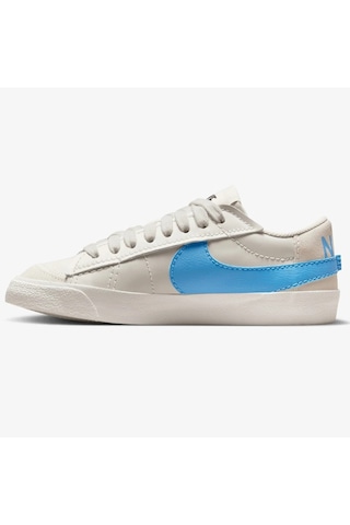 Nike Blazer Low '77 Jumbo Womens Leather Sneaker Hakiki Deri Günlük Spor Ayakkabı Bej