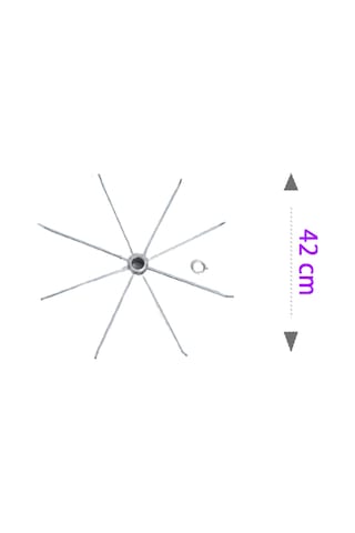 4 Katlı, 8 Kancalı Metalik Bijuteri Standı, Aksesuar Standı Metal