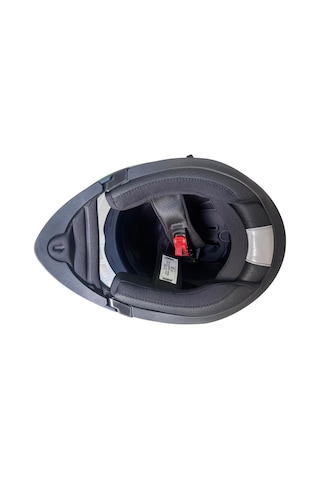 Çene Açılır Kask Mat Siyah Mavi Gri Az Blue Xl Jk902