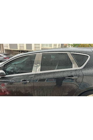 Opel Astra J Sedan-hb Uyumlu 2009-2020 Krom Cam Direği 6 Parça Paslanmaz Çelik Astra J