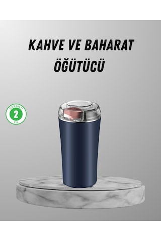 Elektrikli Kahve Ve Baharat Öğütücü Güçlü Motor, Paslanmaz Çeli Renkli