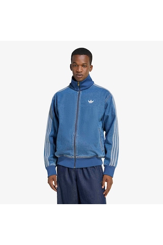 Adidas Denim Firebird Erkek Mavi Ceket Kd1517