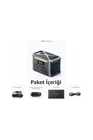 Anker Powerhouse 757 1229 Wh 1500 W Modüler Taşınabilir Güç Kaynağı