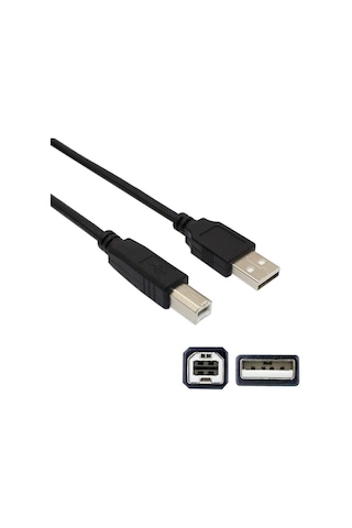 5 Metre USB Yazıcı Kablosu USB 2.0 Tip A Erkek - B Erkek